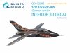 Quinta Studio QD+32262 Tornado IDS German 3D-Printed & coloured Interior on decal paper (Revell) (with 3D-printed resin parts) 1/32